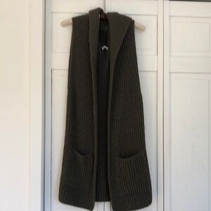 CLOSED Chunky Olive Knit Sweater